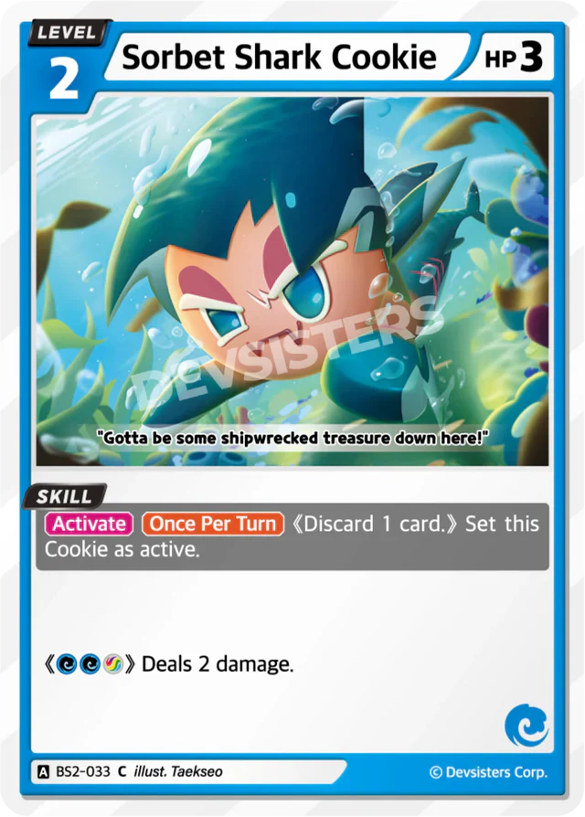 Sorbet Shark Cookie BS2-033 C | Common Card