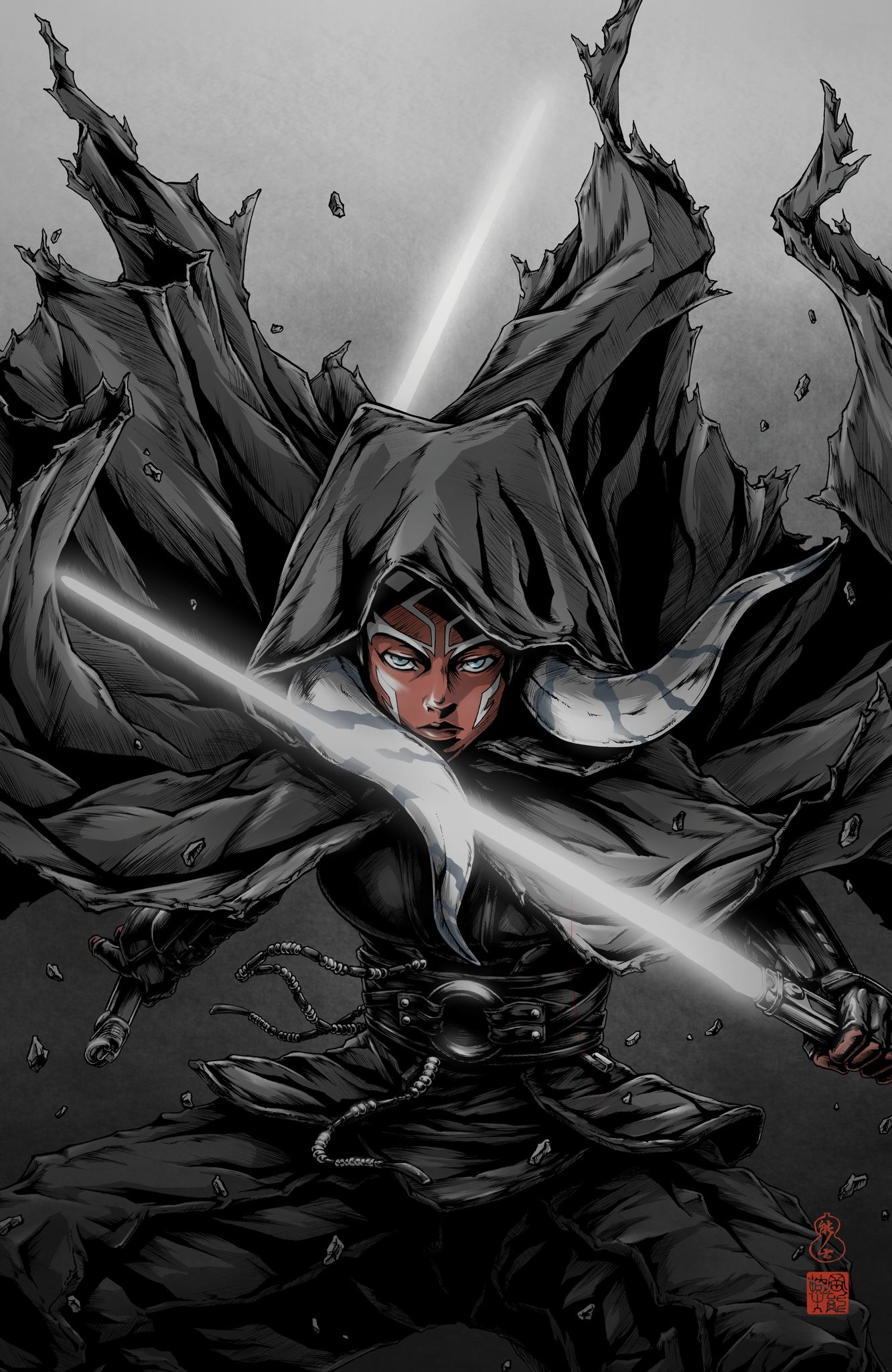 STAR WARS: AHSOKA #2 (TAKASHI OKAZAKI EXCLUSIVE TRADE/VIRGIN VARIANT SET)(PART 2 OF 8) Fandom Comic Shop