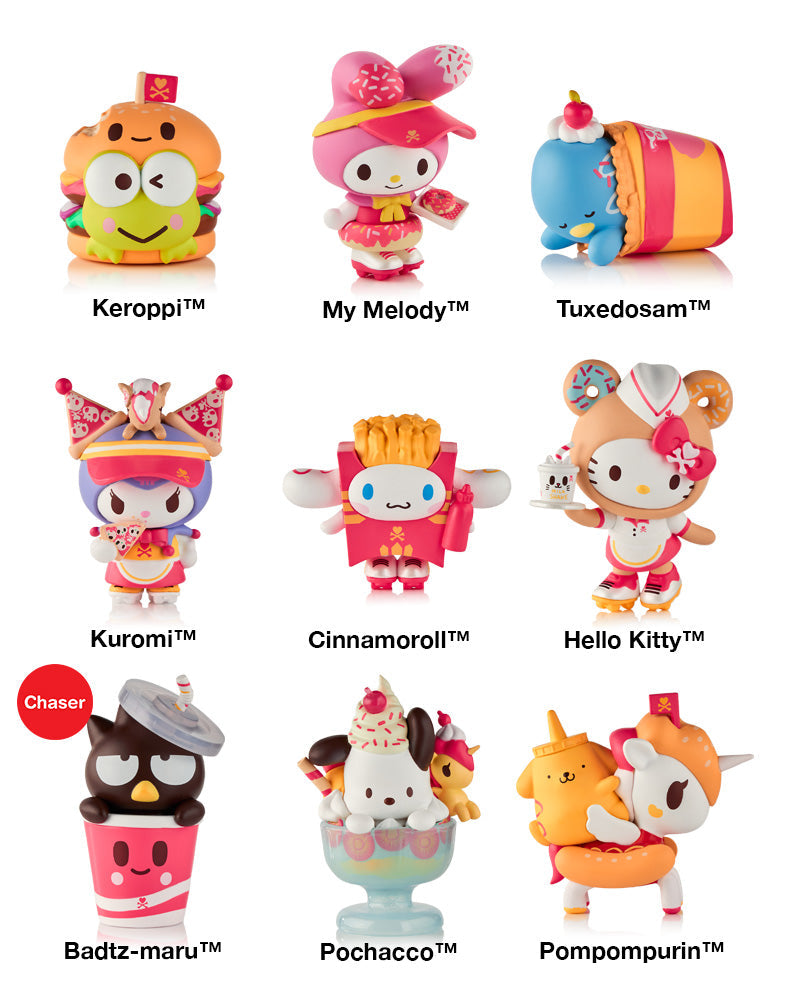 tokidoki x Hello Kitty and Friends Fast Food Blind Box – Sanrio Collab Mystery Figure Super Anime Store