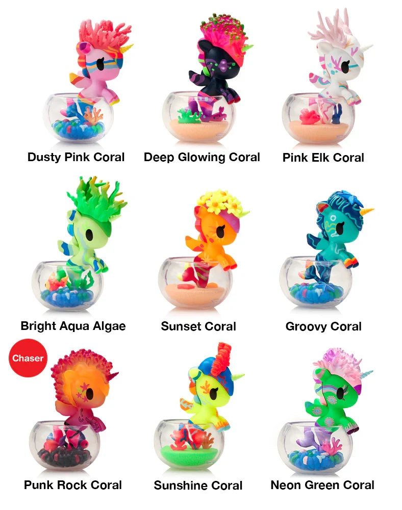 tokidoki Neon Reef Mermicorno Blind Box (1 Blind Box) Super Anime Store