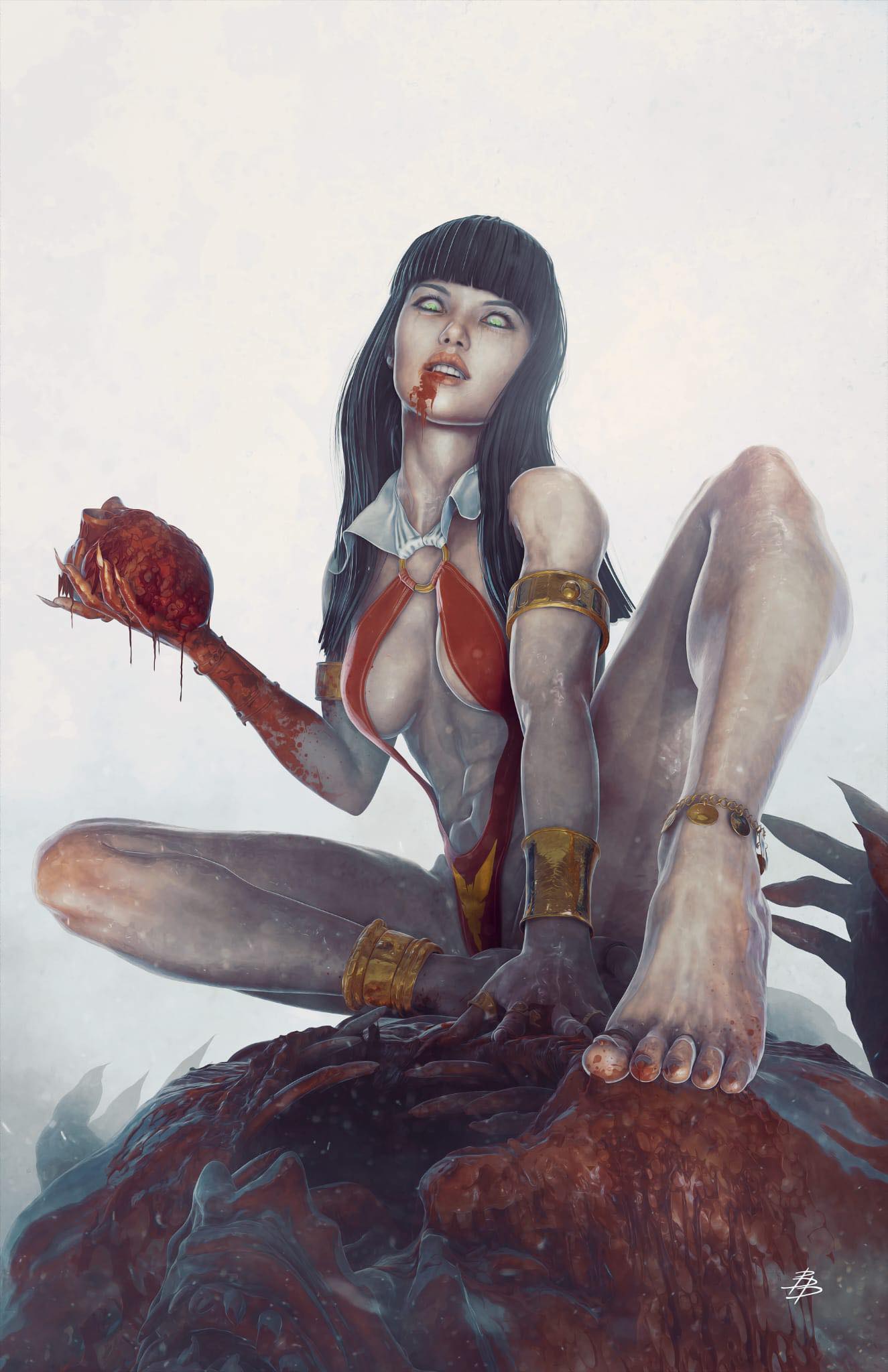 VAMPIRELLA: DARK REFLECTIONS #1 (BJORN BARENDS EXCLUSIVE VIRGIN VARIANT A & B SET) Fandom Comic Shop