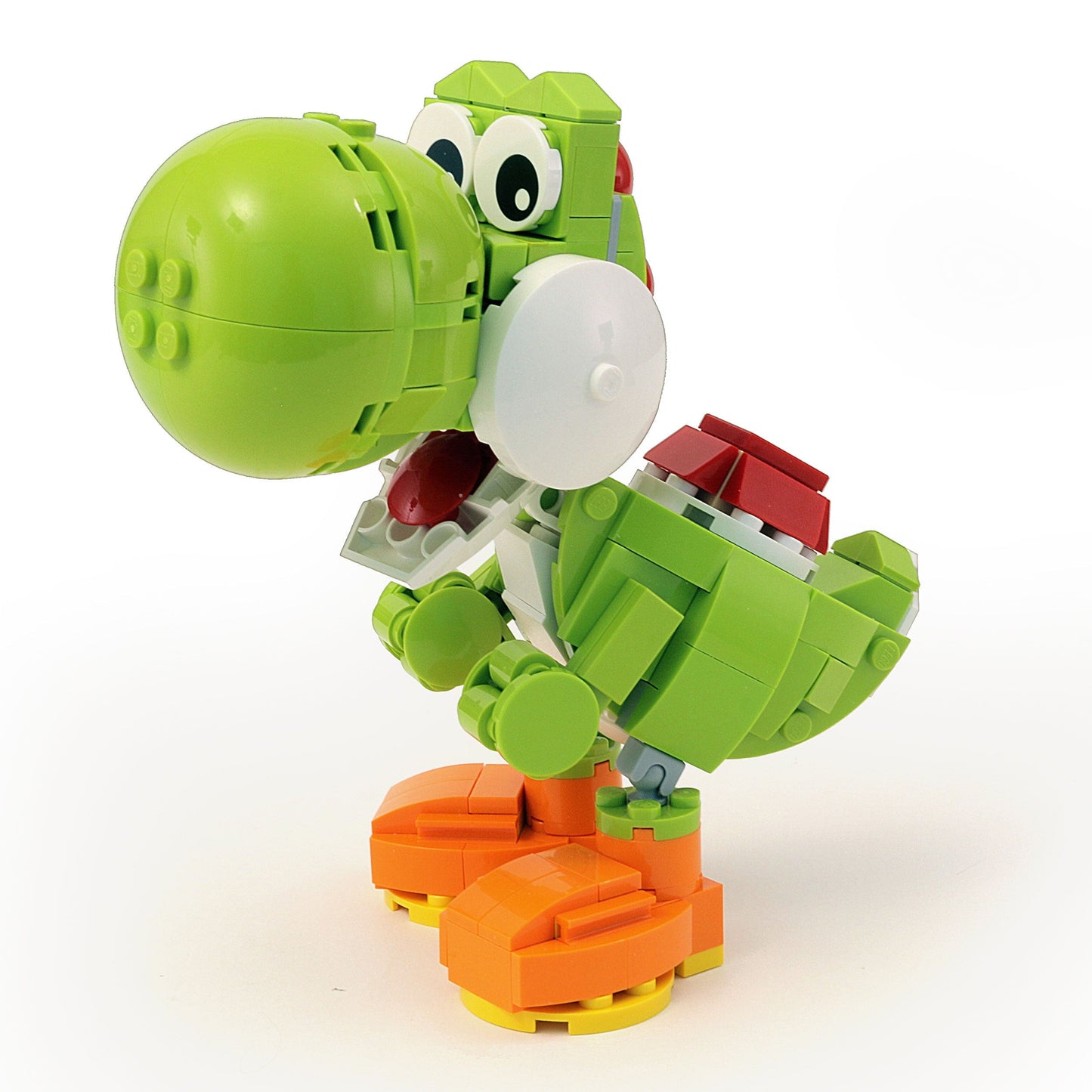 Friendly Green Dinosaur MOC made using LEGO parts B3 Customs