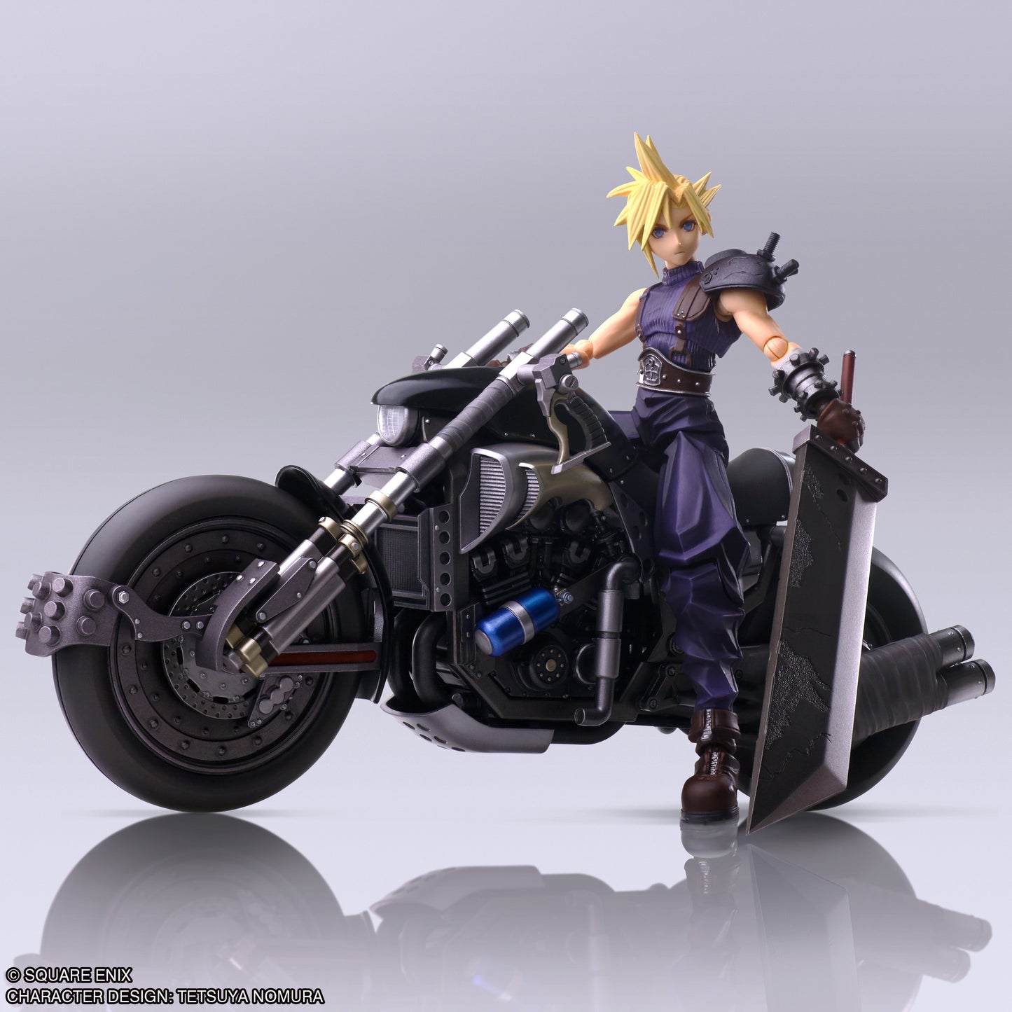 FINAL FANTASY VII CLOUD STRIFE & HARDY DAYTONA BRING ARTS FIGURE Anime Pop