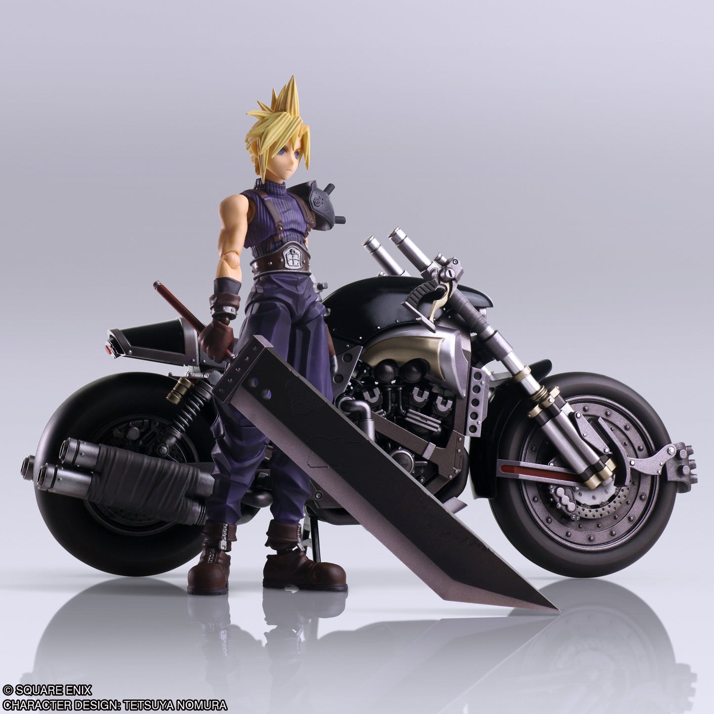 FINAL FANTASY VII CLOUD STRIFE & HARDY DAYTONA BRING ARTS FIGURE Anime Pop