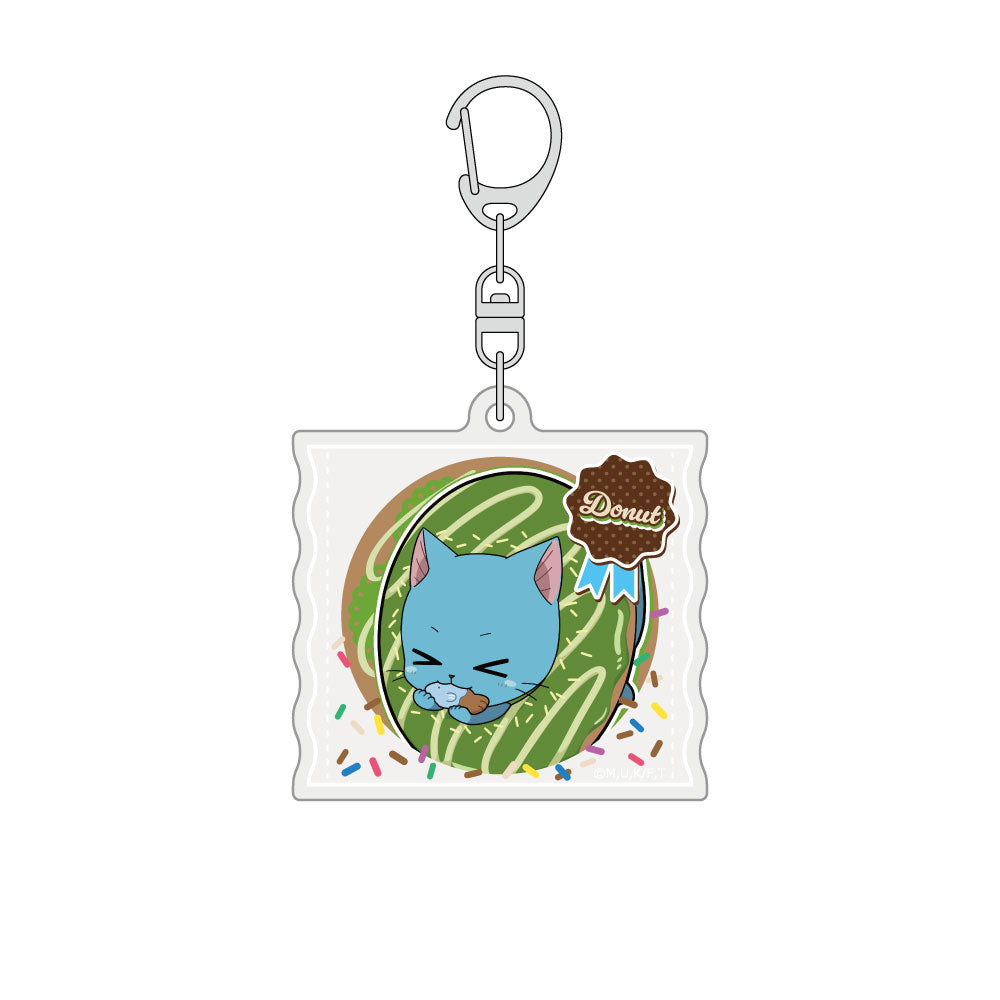 FAIRY TAIL 100 YEARS QUEST - HAPPY DONUT ACRYLIC KEYCHAIN Anime Pop