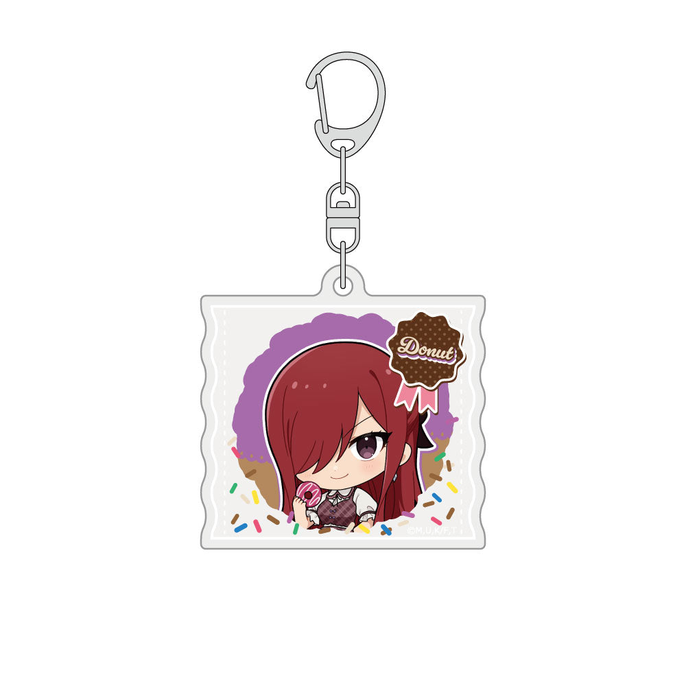 FAIRY TAIL 100 YEARS QUEST - ERZA DONUT ACRYLIC KEYCHAIN Anime Pop