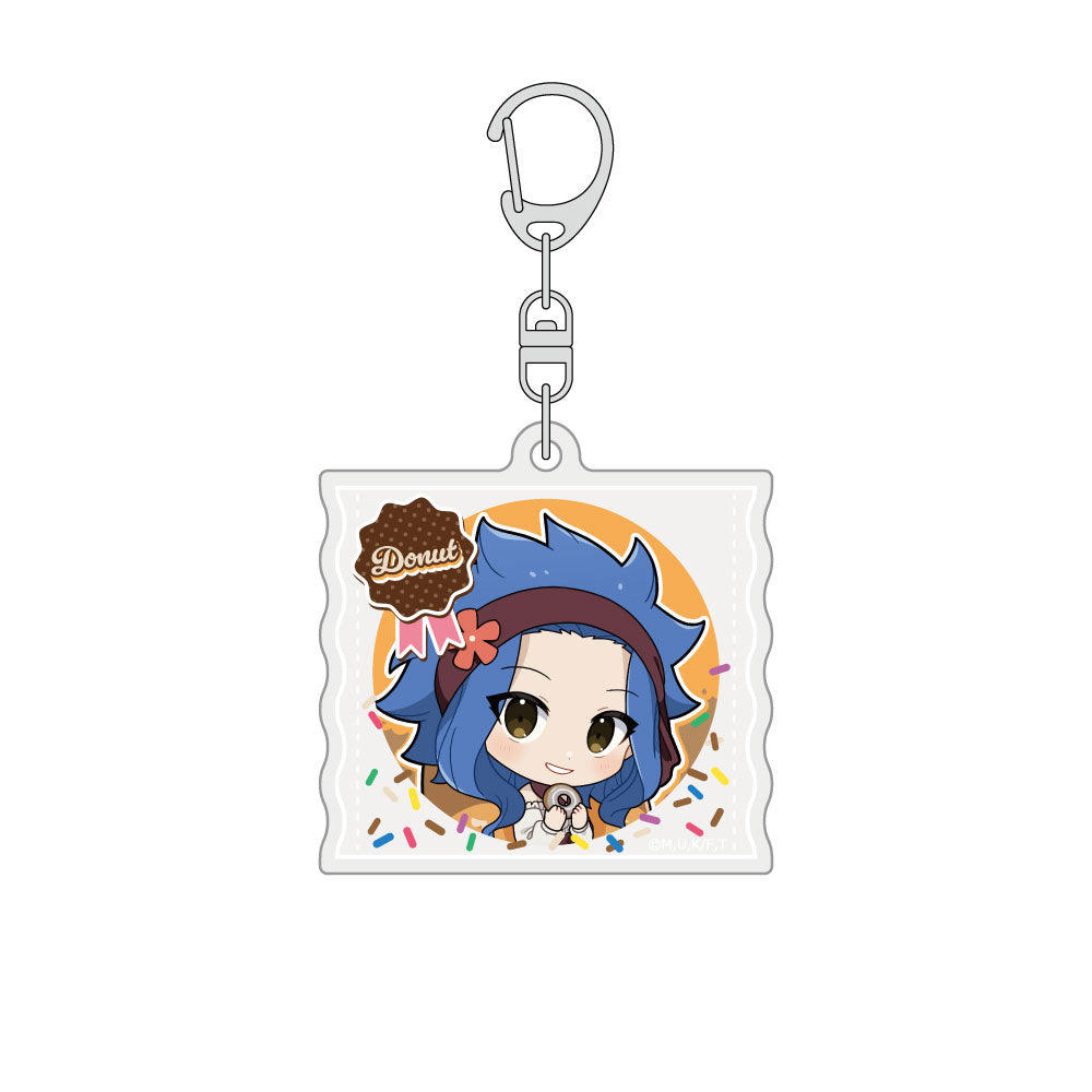 FAIRY TAIL 100 YEARS QUEST - LEVY DONUT ACRYLIC KEYCHAIN Anime Pop