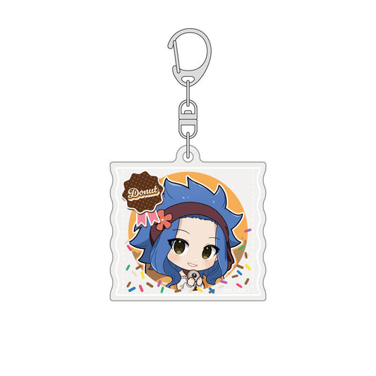 FAIRY TAIL 100 YEARS QUEST - LEVY DONUT ACRYLIC KEYCHAIN Anime Pop