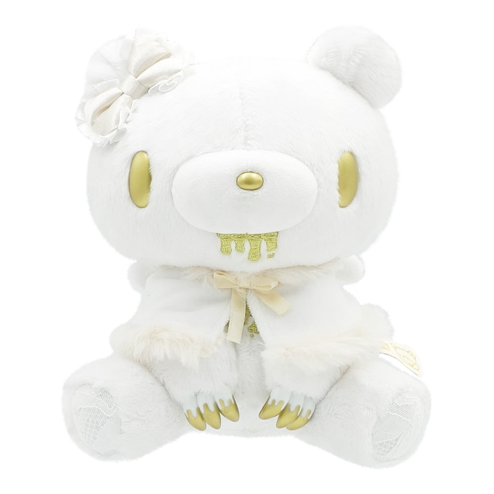 GLOOMY: THE NIGHTY GRIZZLY - TENORI ENSHRINEMENT RIBBON ANGEL VER. WHITE ANGEL PLUSH Anime Pop