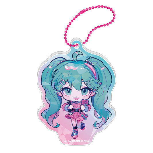 VOCALOID - HATSUNE MIKU 39CULTURE 2025 POP HOLOGRAM ACRYLIC KEYCHAIN Anime Pop