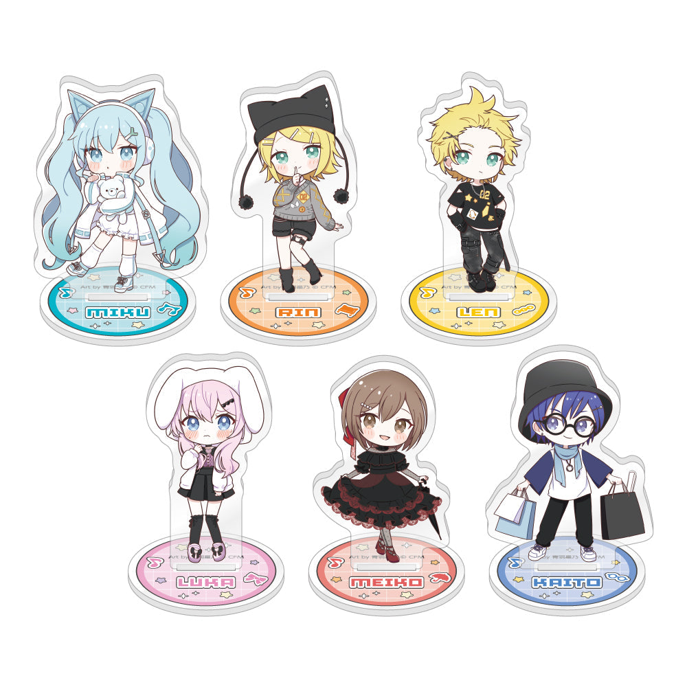 HATSUNE MIKU - AKIBA CULTURE FASHION CHIBI CHARA ACRYLIC STAND TRADING BLIND BOX Anime Pop