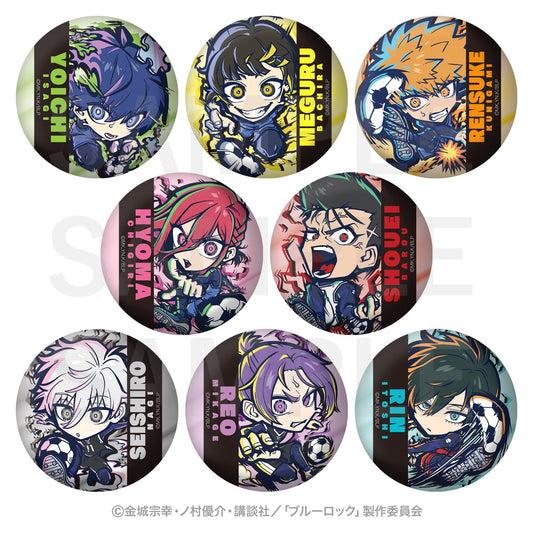 BLUE LOCK - E-TOON METALLIC CAN BADGE TRADING BLIND BOX Anime Pop