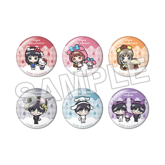JUNJI ITO X SANRIO CHARACTERS MANEKKO DEFORMED BADGE BLIND BOX Anime Pop
