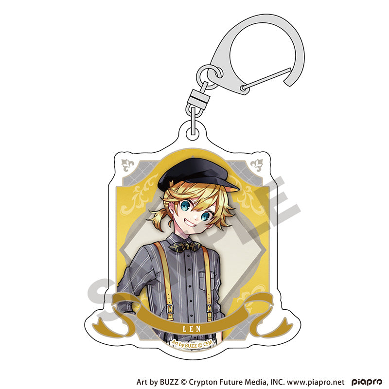 HATSUNE MIKU - KAGAMINE LEN RETRO KOBE 2025 ACRYLIC KEYCHAIN Anime Pop