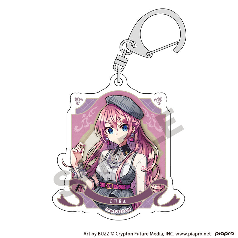 HATSUNE MIKU - MEGURINE LUKA RETRO KOBE 2025 ACRYLIC KEYCHAIN Anime Pop