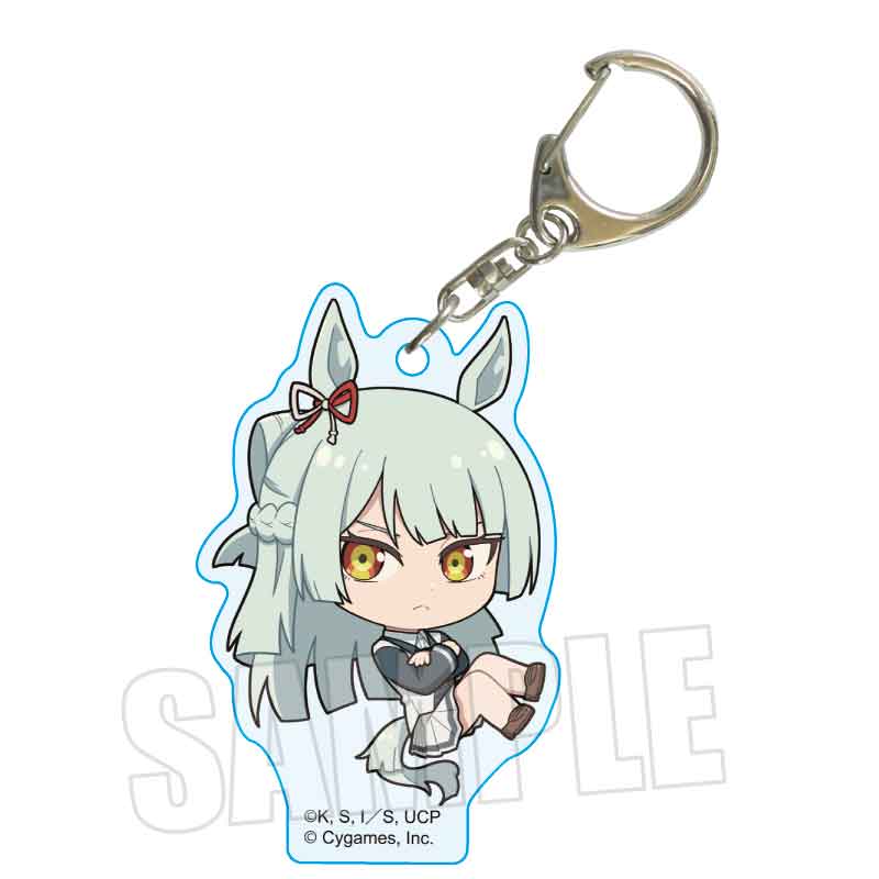 UMAMUSUME: CINDERELLA GRAY - FUJIMASA MARCH PUKASSHU ACRYLIC KEYCHAIN Anime Pop