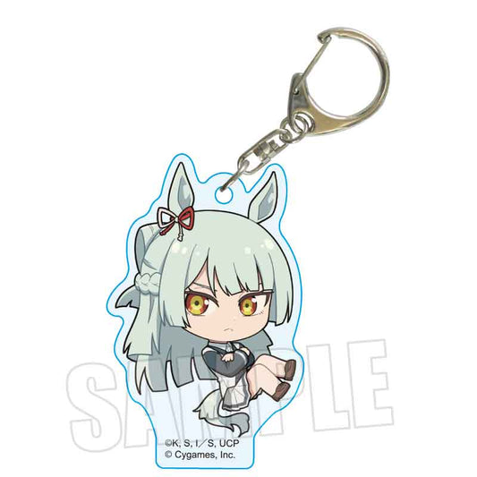 UMAMUSUME: CINDERELLA GRAY - FUJIMASA MARCH PUKASSHU ACRYLIC KEYCHAIN Anime Pop