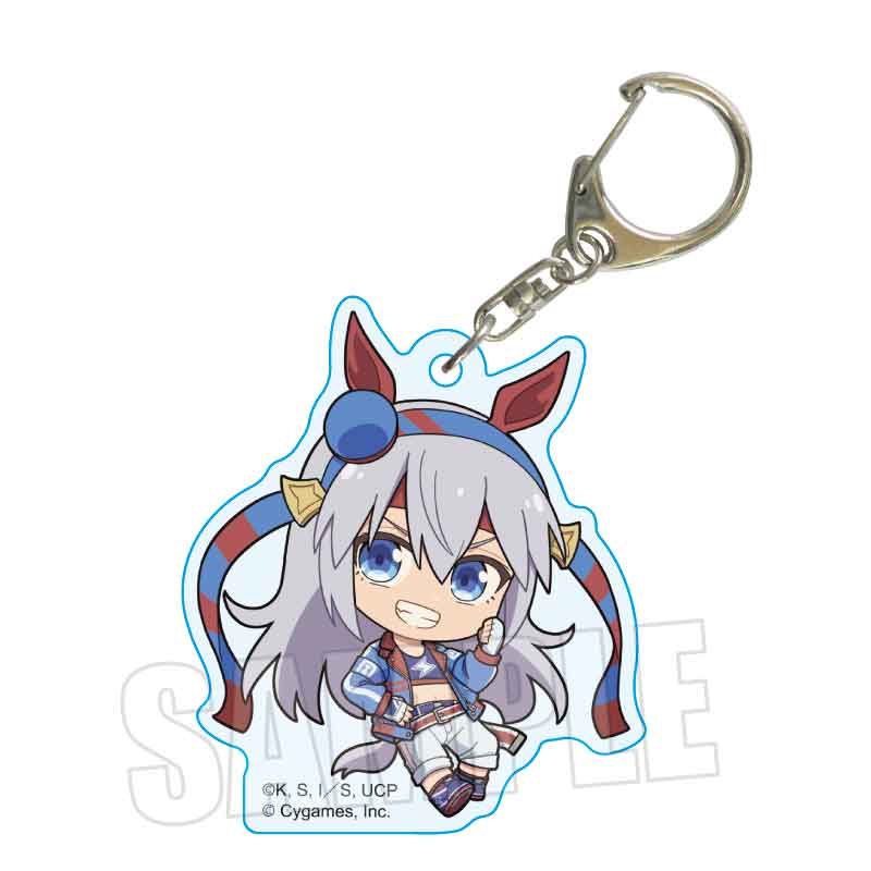 UMAMUSUME: CINDERELLA GRAY - TAMAMO CROSS PUKASSHU ACRYLIC KEYCHAIN Anime Pop