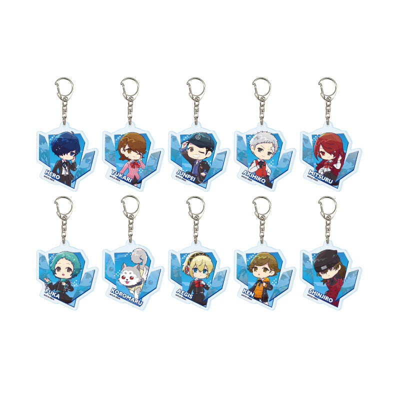 PERSONA 3 RELOAD - 02 POP ART ILLUSTRATION ACRYLIC KEYCHAIN BLIND BOX TRADING Anime Pop