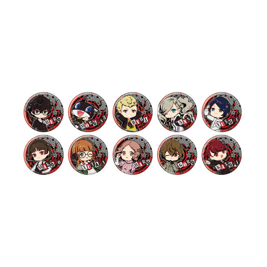 PERSONA 5 ROYAL - 04 POP ART ILLUSTRATION CAN BADGE BLIND BOX TRADING Anime Pop