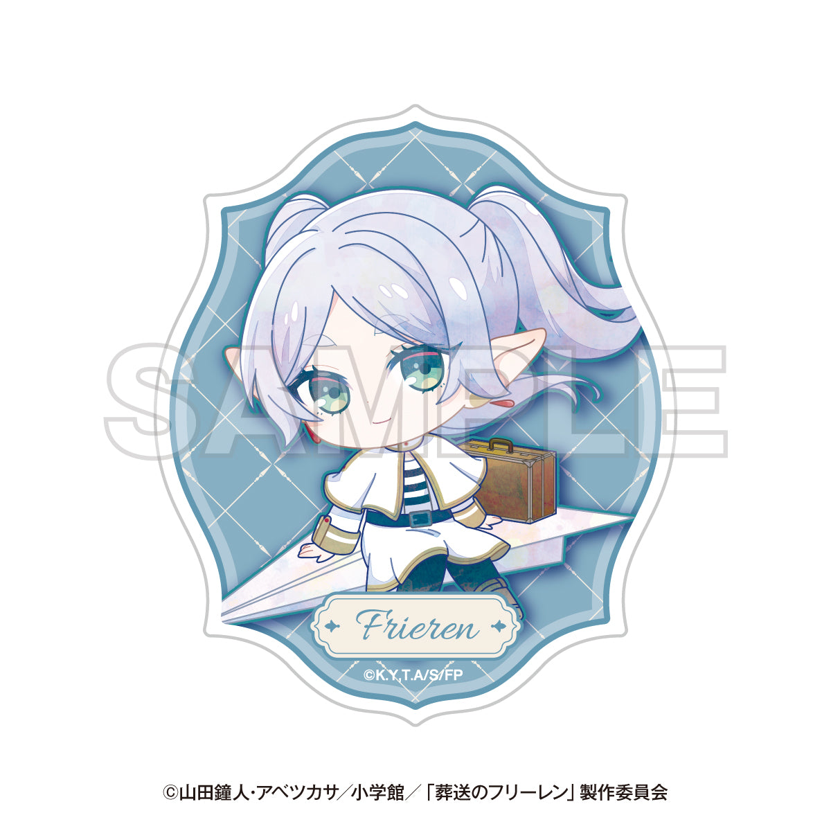 FRIEREN: BEYOND JOURNEY'S END X KEISEI ELECTRIC RAILWAY - KEISEI NO FRIEREN TRADING ACRYLIC STICKER BLIND BOX TRADING Anime Pop