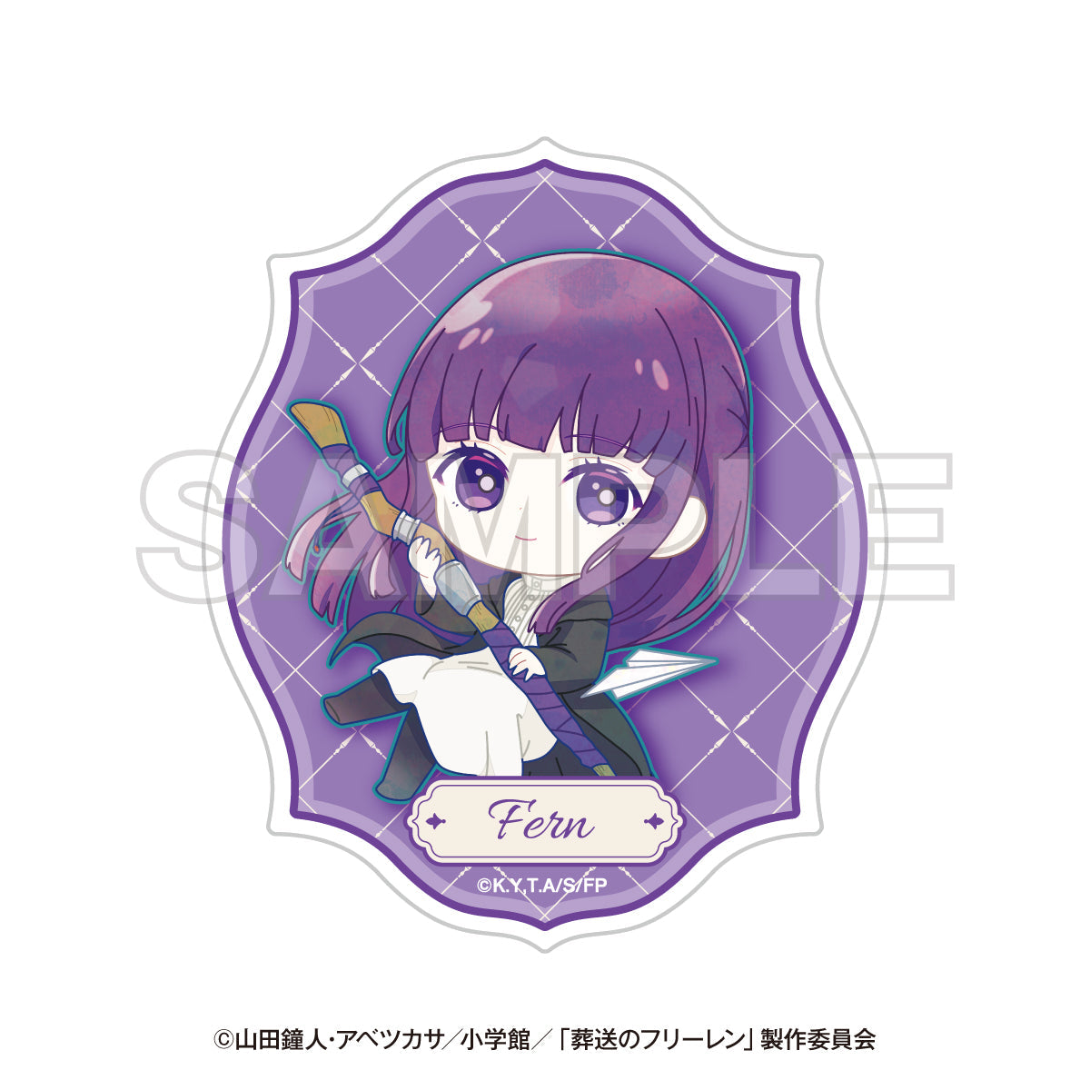 FRIEREN: BEYOND JOURNEY'S END X KEISEI ELECTRIC RAILWAY - KEISEI NO FRIEREN TRADING ACRYLIC STICKER BLIND BOX TRADING Anime Pop