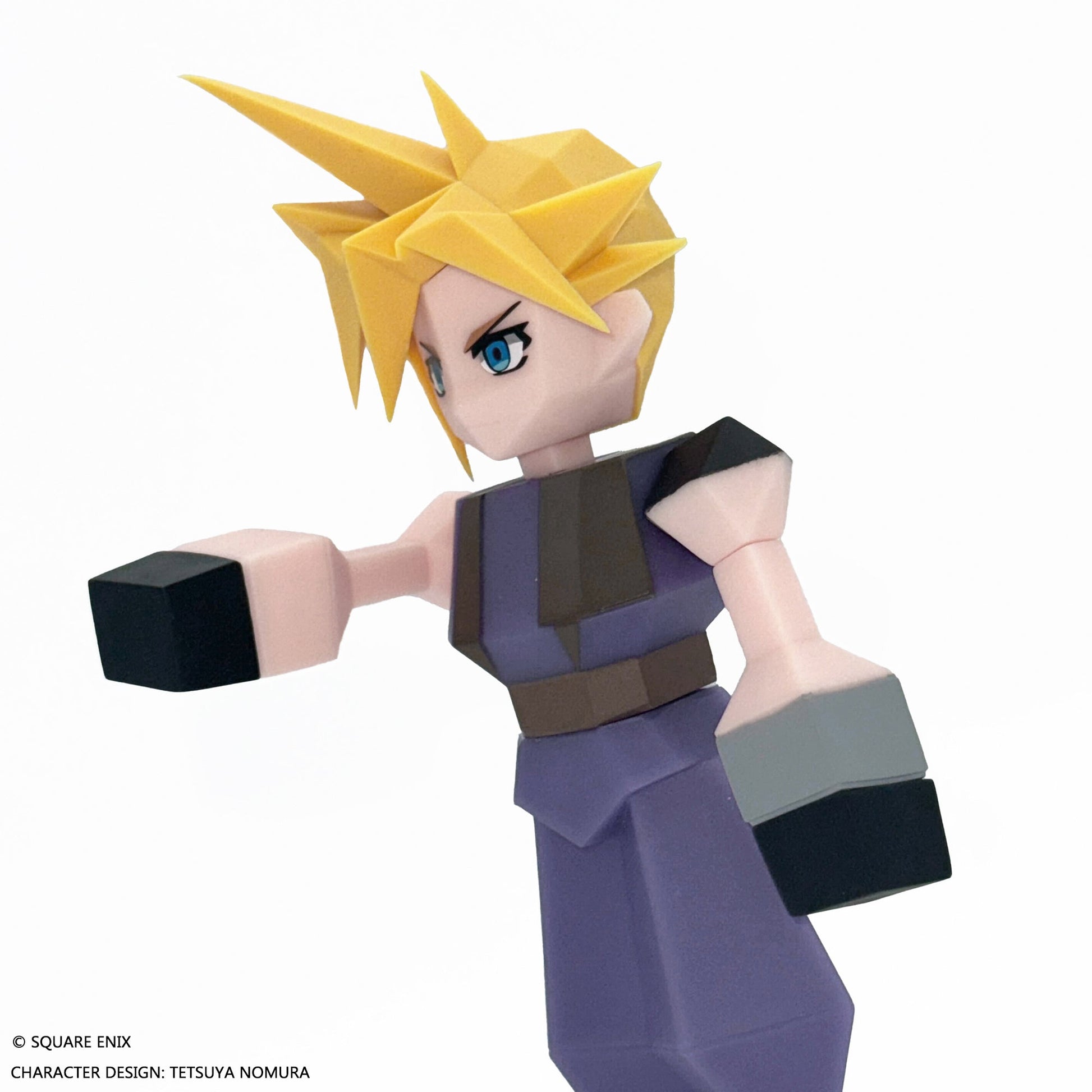 FINAL FANTASY VII - CLOUD STRIFE POLYGON SOFT VYNL FIGURE Anime Pop