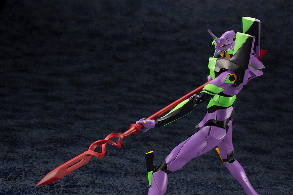 EVANGELION: 3.0+1.0 THRICE UP A TIME - EVANGELION TEST UNIT-01 WITH SPEAR OF CASSISU MODEL KIT Anime Pop
