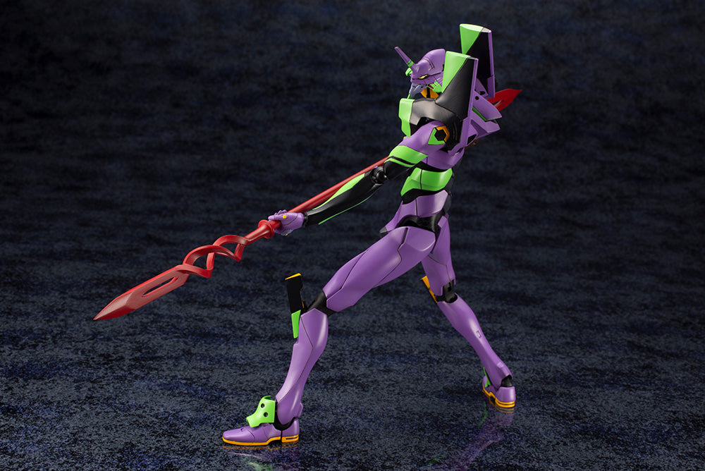 EVANGELION: 3.0+1.0 THRICE UP A TIME - EVANGELION TEST UNIT-01 WITH SPEAR OF CASSISU MODEL KIT Anime Pop