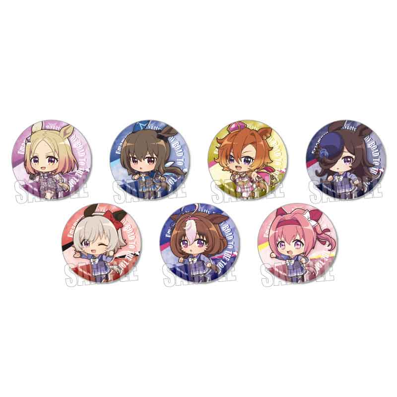UMAMUSUME: PRETTY DERBY "ROAD TO THE TOP" - TEKUTOKO TRADING CAN BADGE BLIND BOX Anime Pop