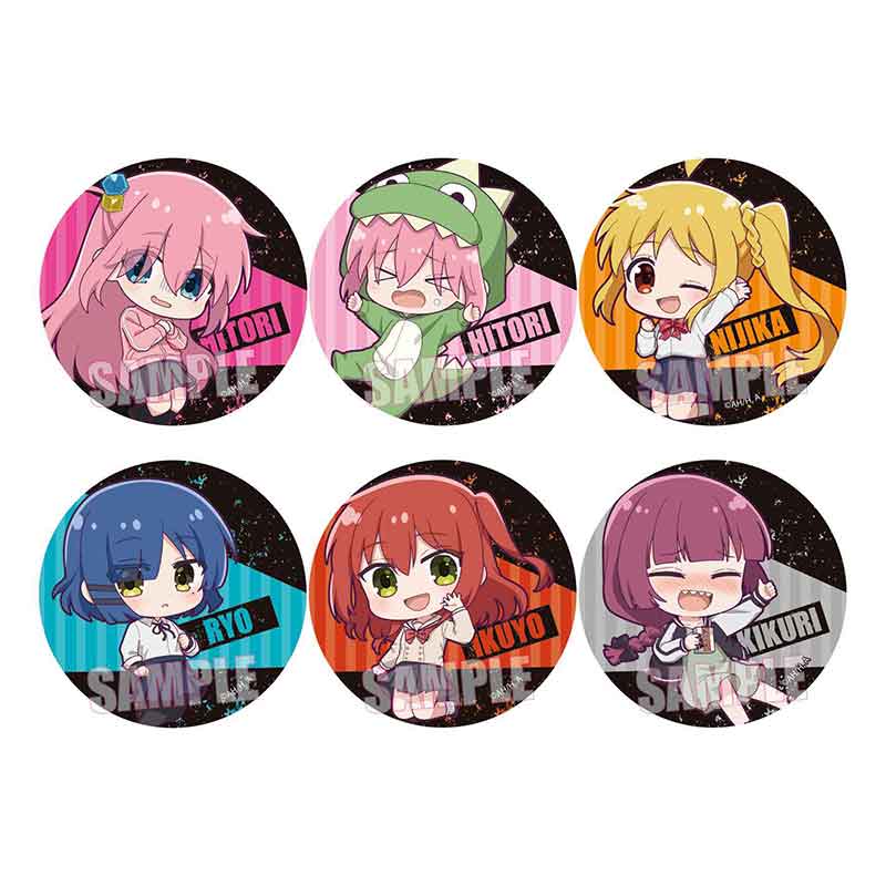 BOCCHI THE ROCK PUKASSHU TRADING CAN BADGE Anime Pop