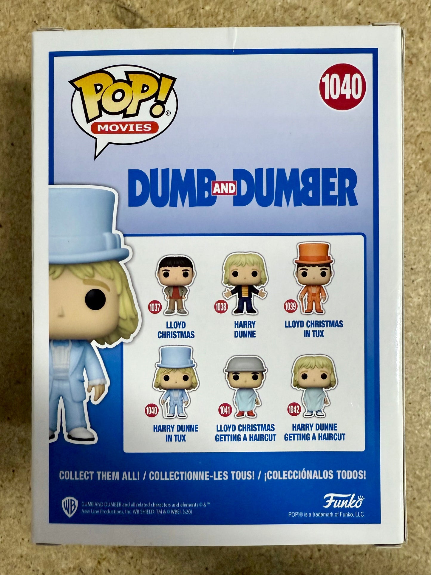 Jeff Daniels Signed Harry Dunne Dumb & Dumber Funko Pop! #1040 With JSA COA Mustang Comics