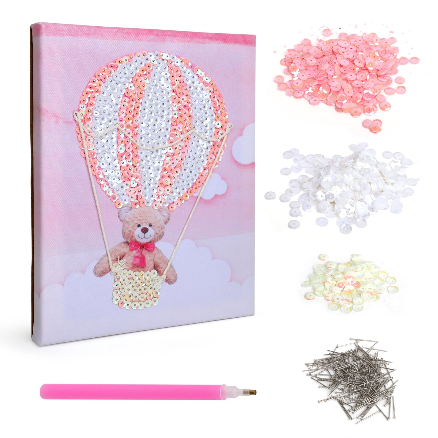 Sequin Hot Air Balloon Kit
