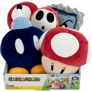 Club Mocchi Mocchi Super Mario Bros. Assortment Junior 6-Inch Collectors Row