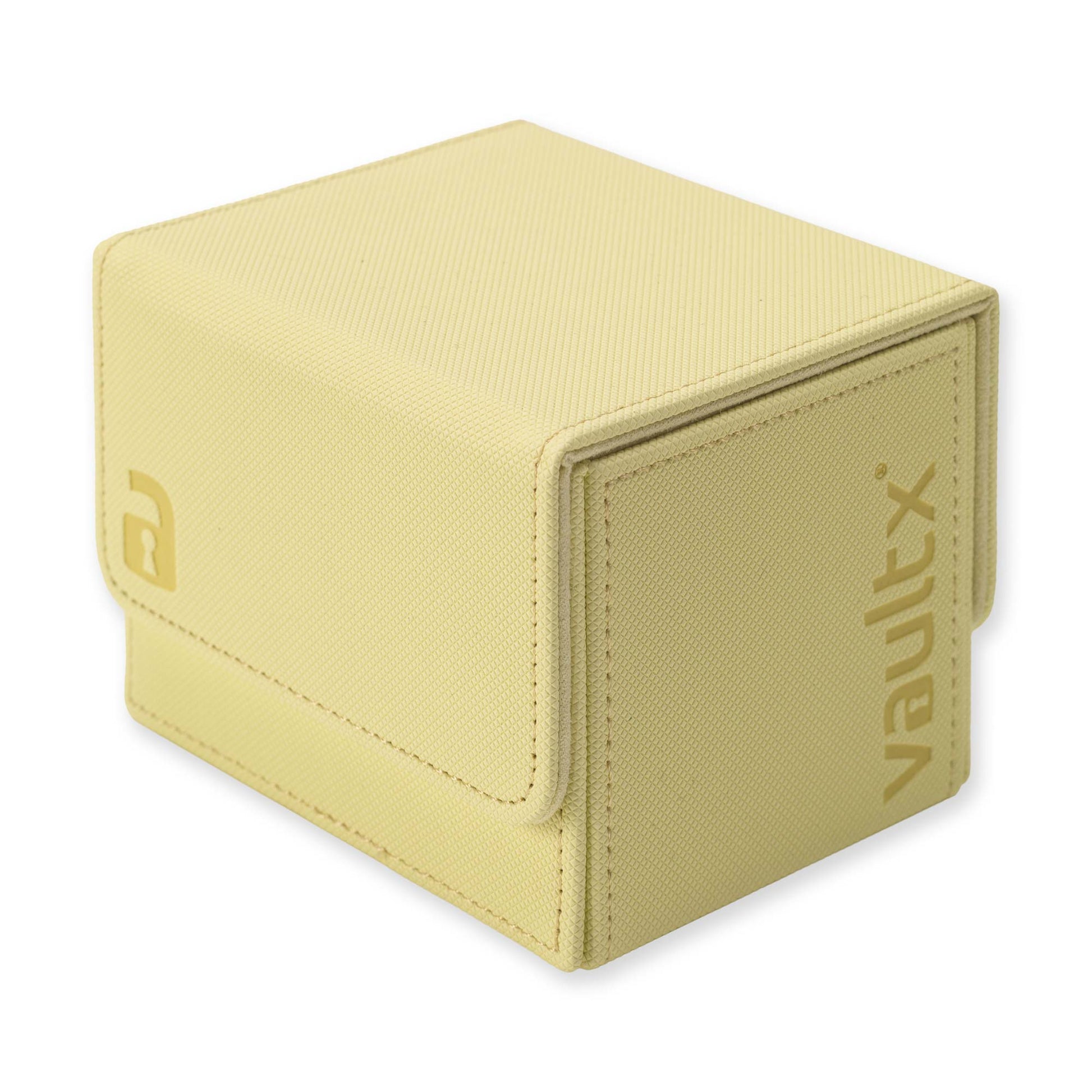 Vault X Exo-Tec Sideloading Deck Box 100+ Pastel Yellow Spoils and Loot
