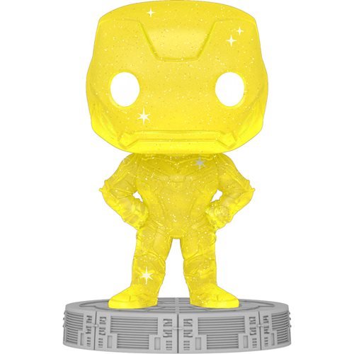 Funko Pop! Avengers Infinity Saga: Iron Man Yellow Artist Series Josh's Cards