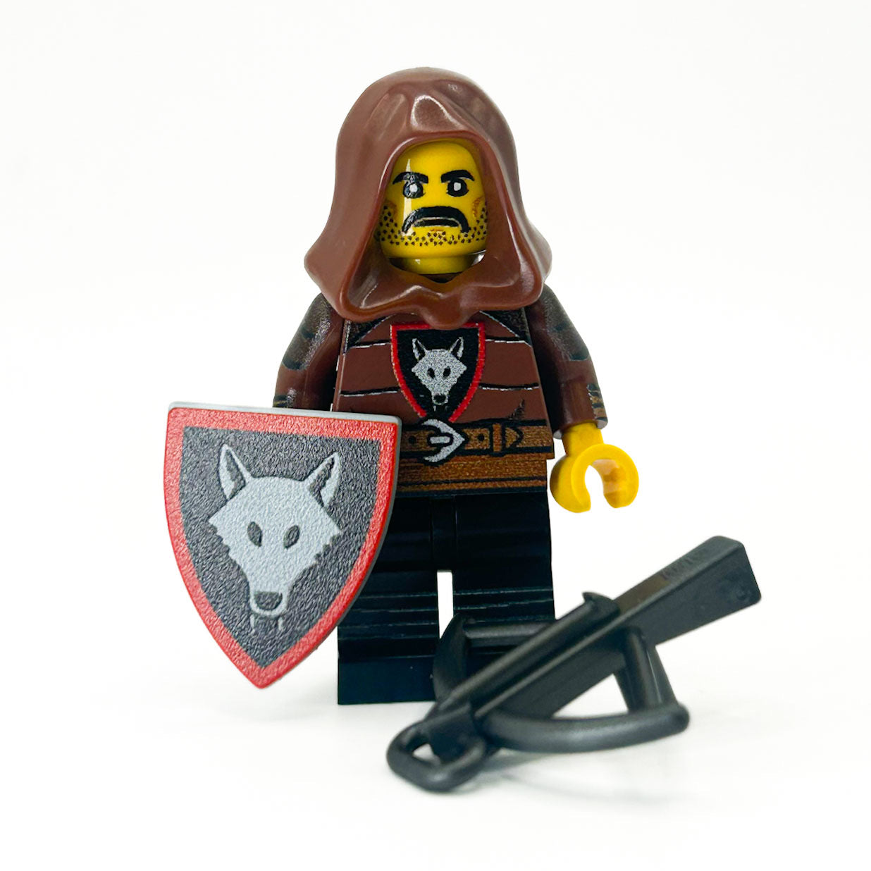 Wolfpack Ranger (Crossbow) - Castle Minifig made using LEGO parts B3 Customs