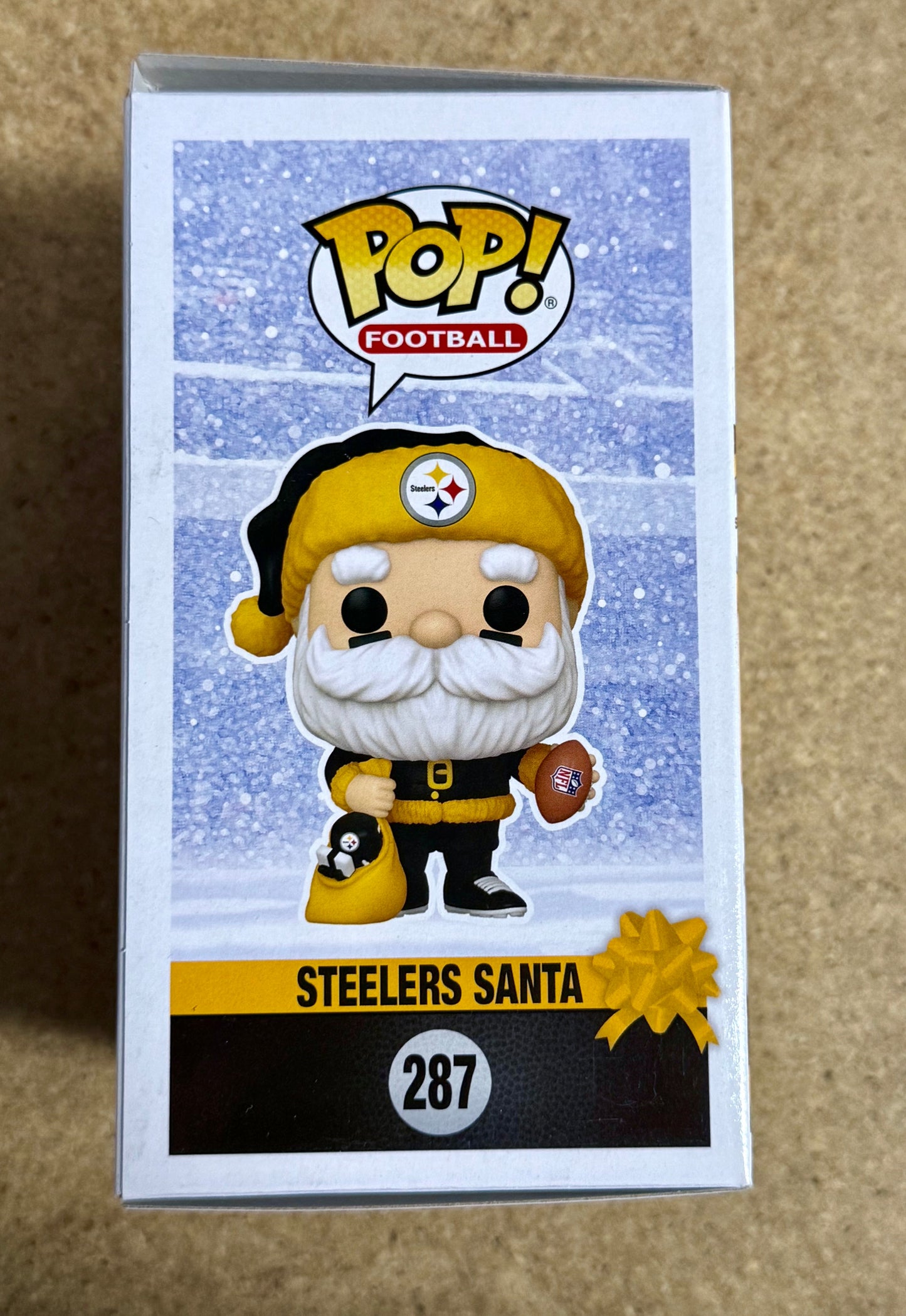 Mason Rudolph Signed NFL Pittsburgh Steelers Santa Funko Pop! #287 With JSA COA Mustang Comics