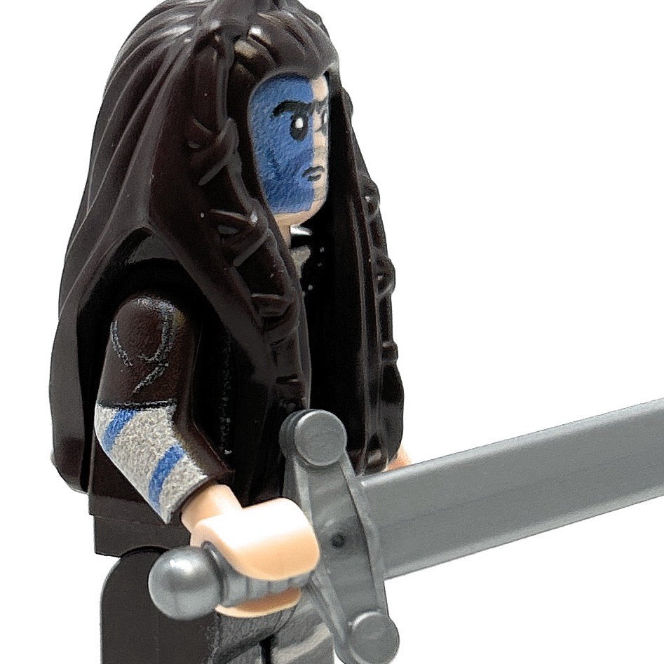 Custom William Wallace Minifig made using LEGO parts - B3 Customs B3 Customs