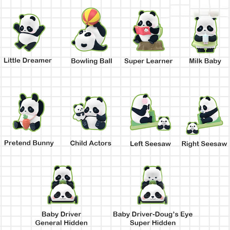 Panda Roll Kindergarten Series Blind Box (1 Blind Box) Super Anime Store