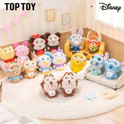 [In Stock] MINISO Disney Squinting Sleepwear Series Plush Keychains Gift Blind Box Ralphie's Funhouse