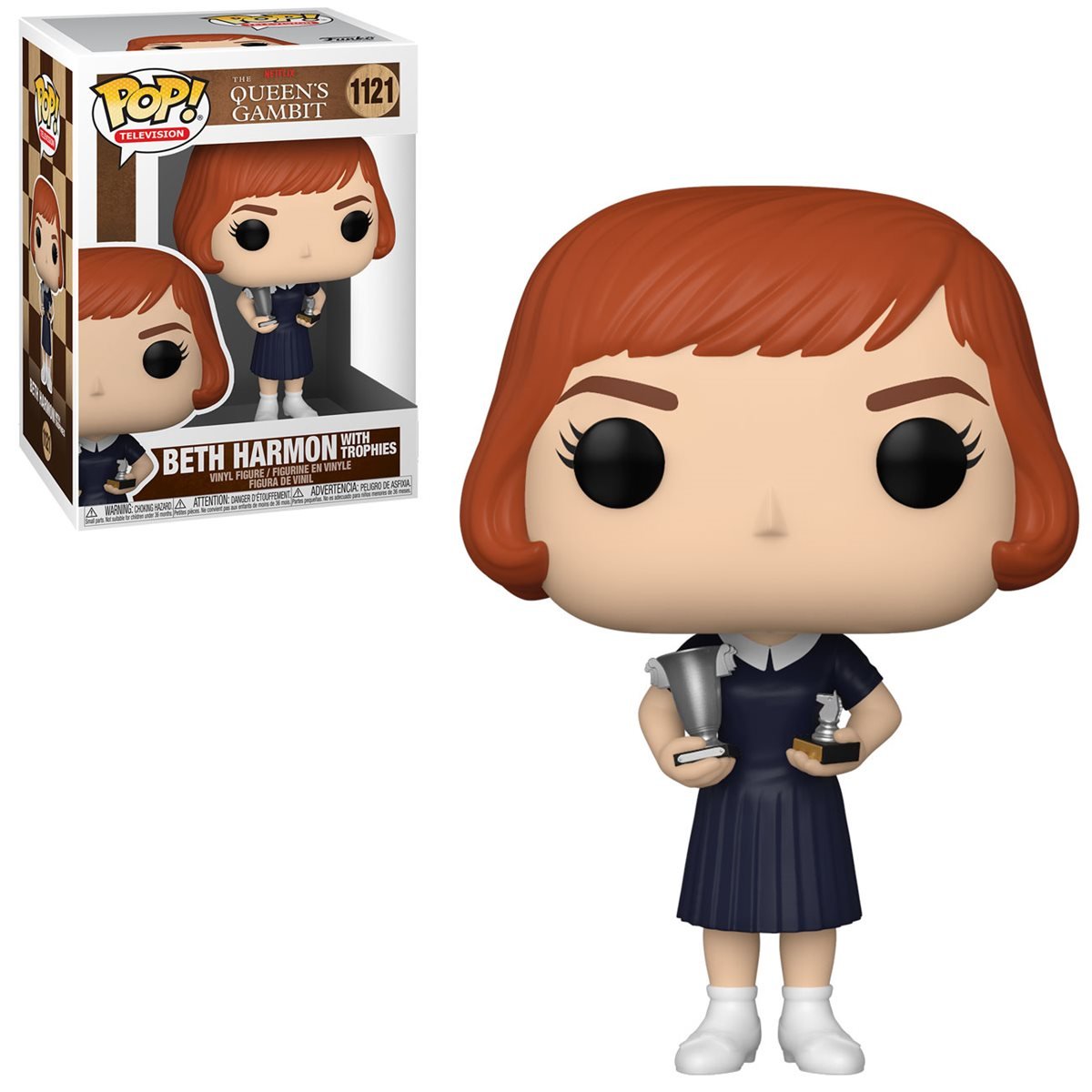 Funko Pop! The Queen's Gambit Beth with Trophies Josh's Cards