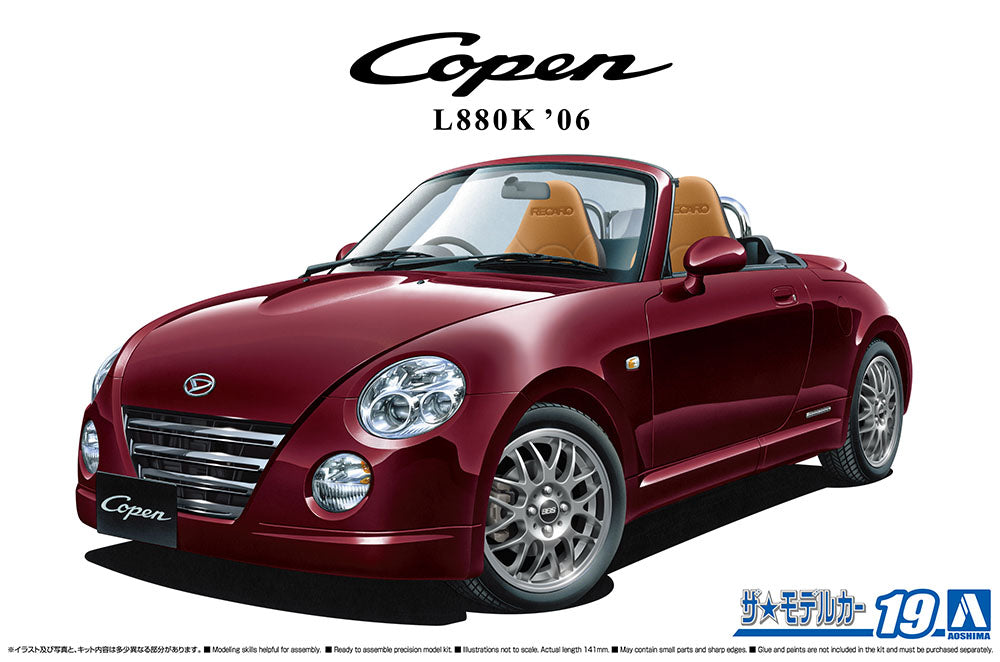 1/24 DAIHATSU L880K Copen Ultimate Edition '06 Model Kit Super Anime Store