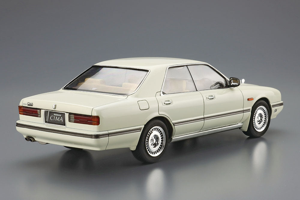 1/24 Nissan Y31 Cima Type II Limited 1990 Model Kit - Aoshima JDM Luxury Sedan Scale Model Super Anime Store