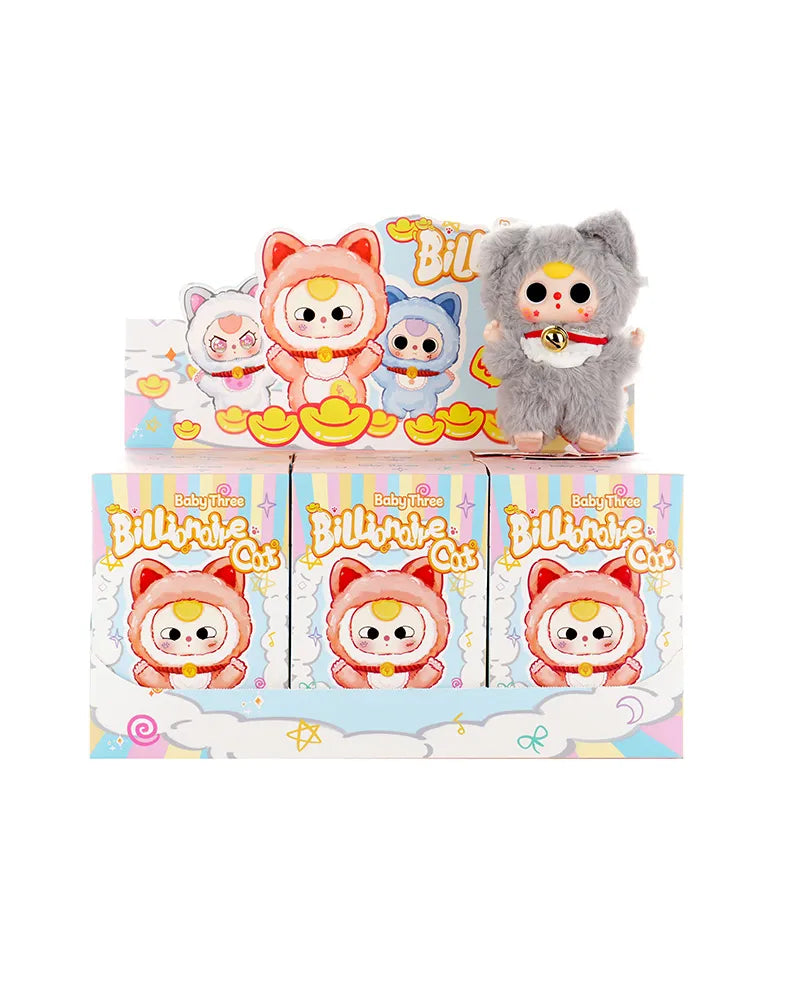 Baby Three - Billionaire cat plush lucky bag (1 Blind Box) Super Anime Store