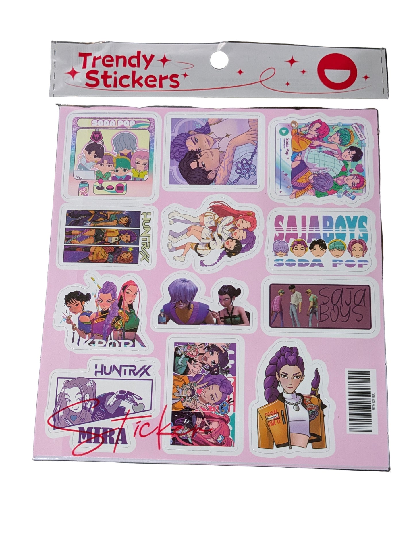 K-POP DEMON HUNTERS Sticker Pack – 75 Stickers (Mega Set) Ralphie's Funhouse