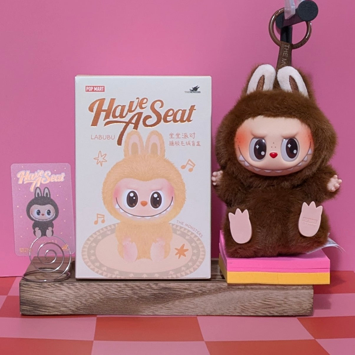 [IN STOCK] POPMART Have a Seat Vinyl Plush Blind Box Labubu (SECRET) Duoduo Ralphie's Funhouse