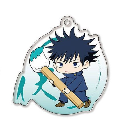 JUJUTSU KAISEN PAINT BRUSH FUSHIGURO ACRYLIC KEYCHAIN Anime Pop