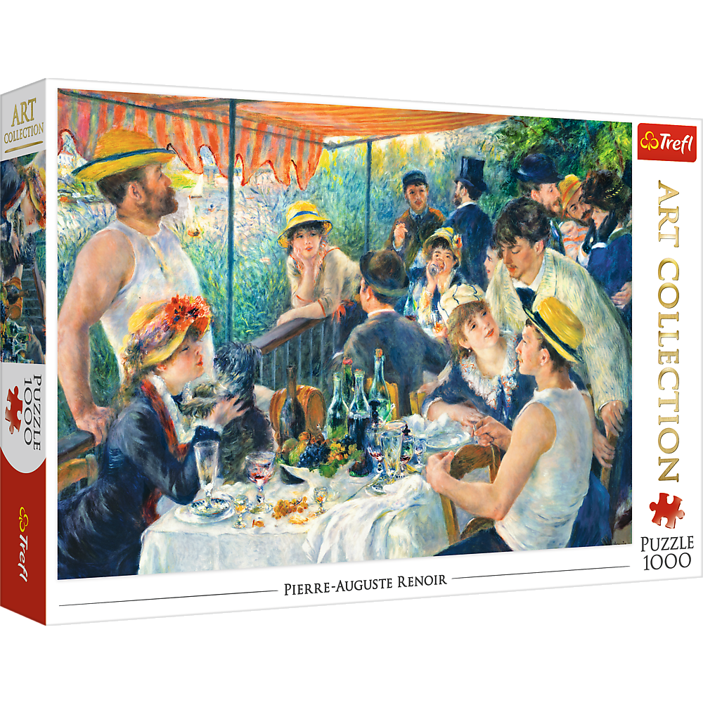 1000 Piece Jigsaw Puzzles, Luncheon of The Boating Party - Renoir, Still-Life Puzzle, Art Puzzles, Adult Puzzles, Trefl 10499 Bridge Toys - Premium Jigsaw Puzzles
