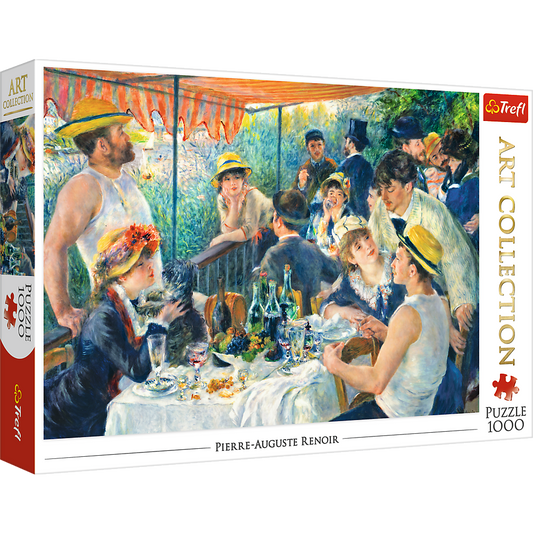 1000 Piece Jigsaw Puzzles, Luncheon of The Boating Party - Renoir, Still-Life Puzzle, Art Puzzles, Adult Puzzles, Trefl 10499 Bridge Toys - Premium Jigsaw Puzzles
